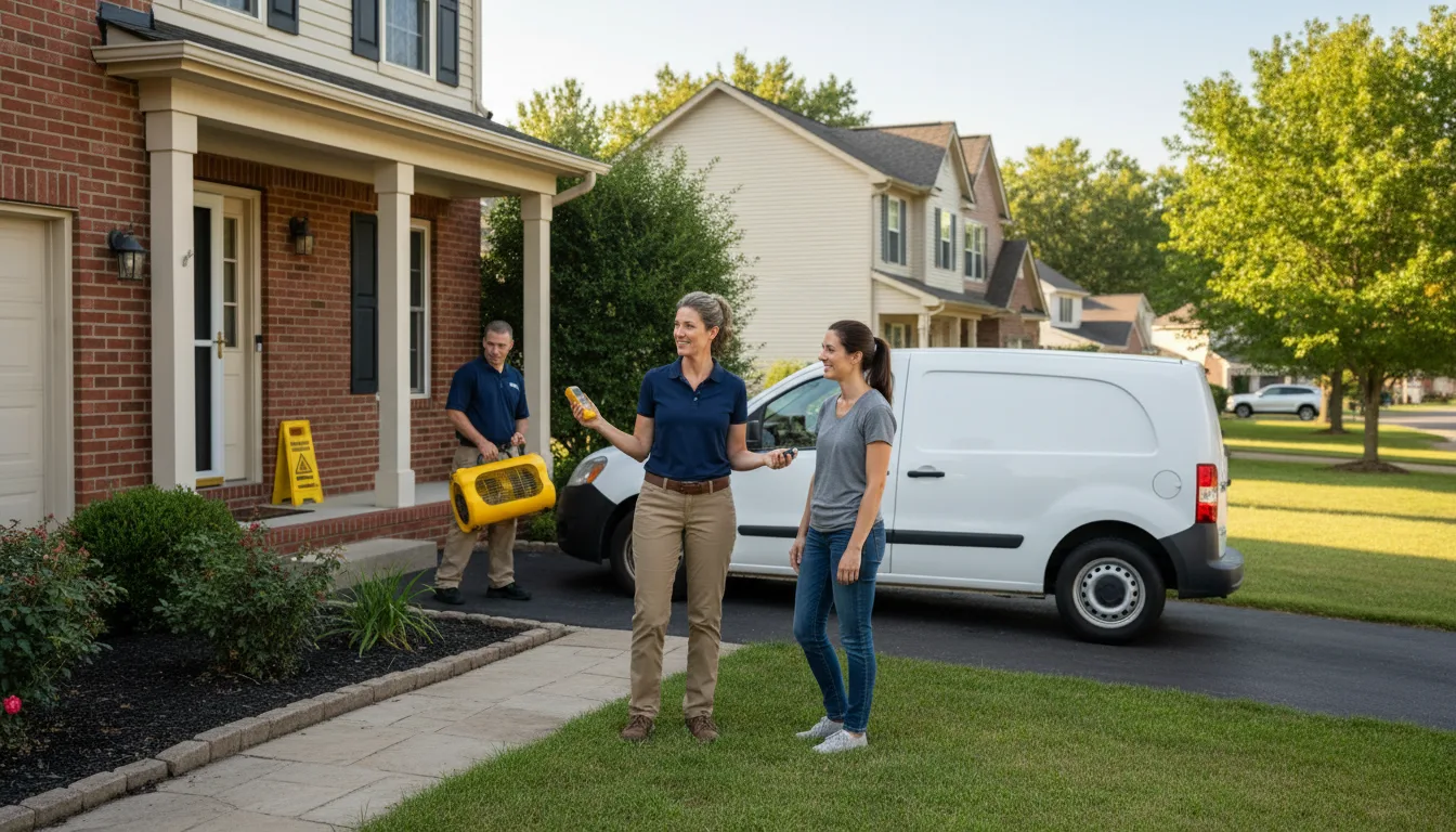 Residential water damage restoration in Laurel, NE